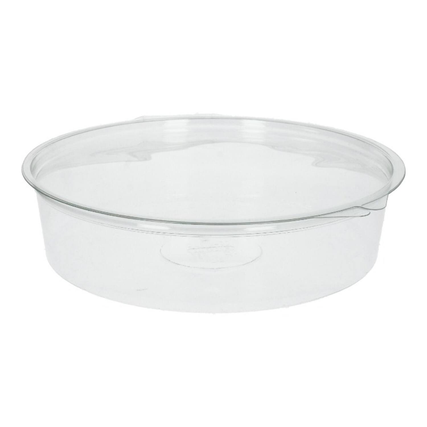 SALADEBAK + DEKSEL TRANSPARANT 1400cc Ø21cm  180st
